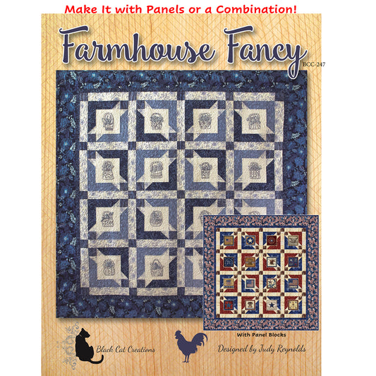 Farmhouse Fancy Quilt BCC-247e - Downloadable Pattern