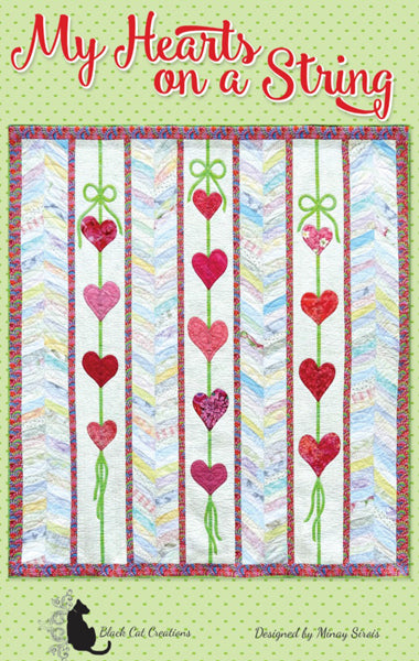 My Hearts on a String Quilt BCC-271e - Downloadable Pattern