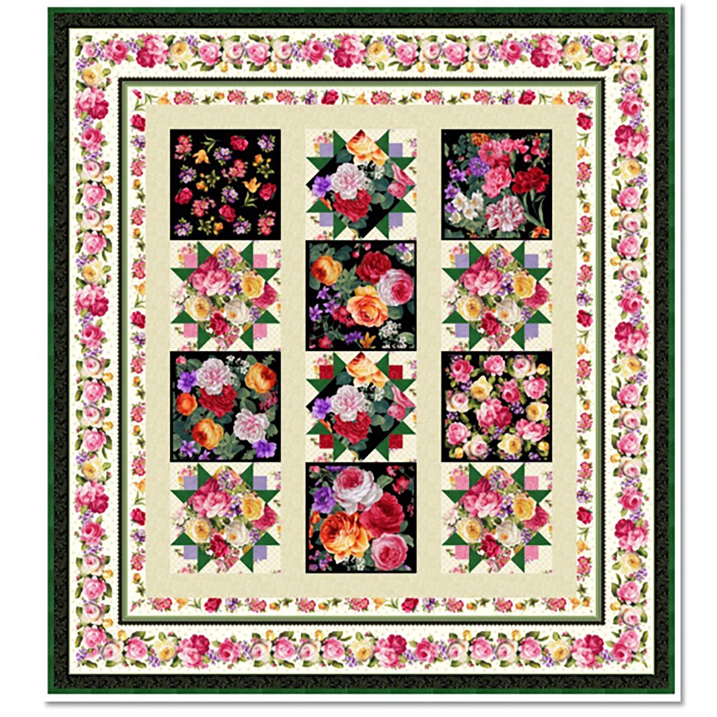 Midsummer Stroll Quilt BCC-277e - Downloadable Pattern