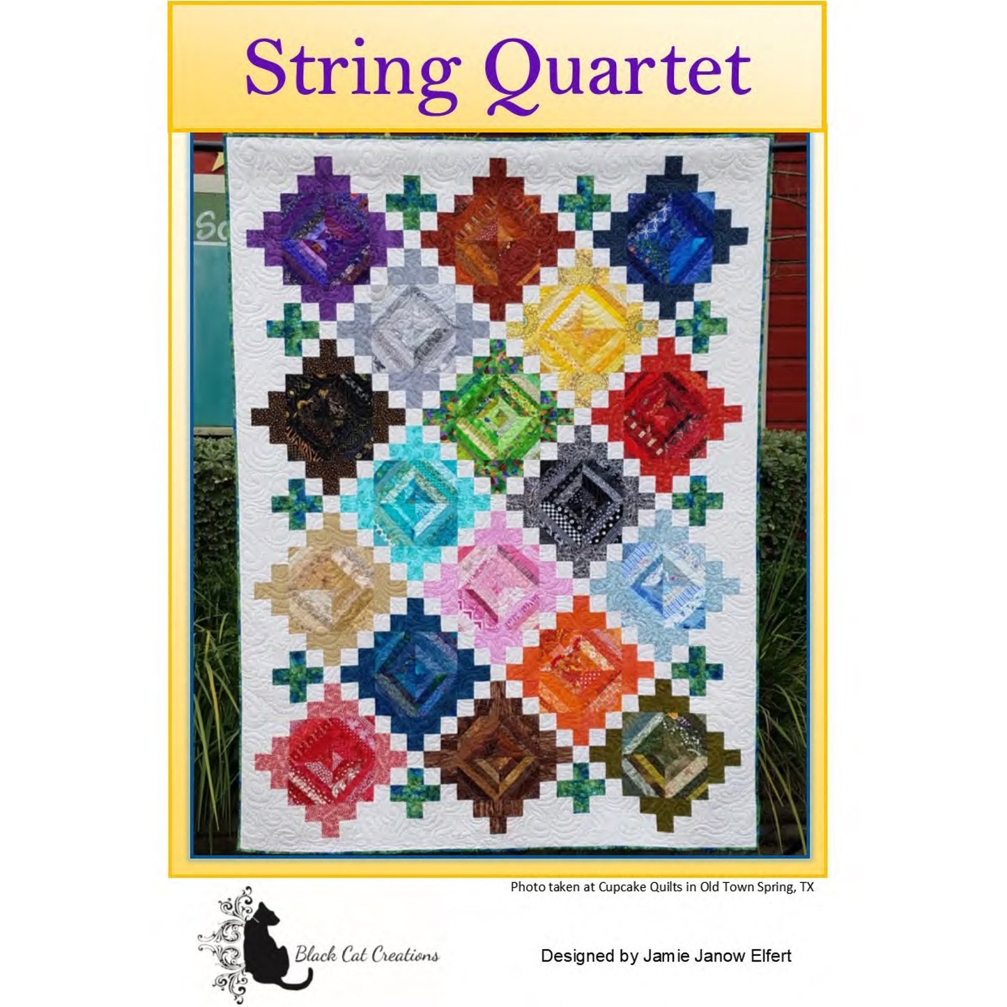 String Quartet Quilt BCC-280e - Downloadable Pattern