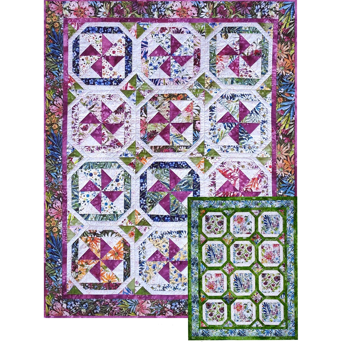 Corner-Copia Quilt BCC-296e - Downloadable Pattern