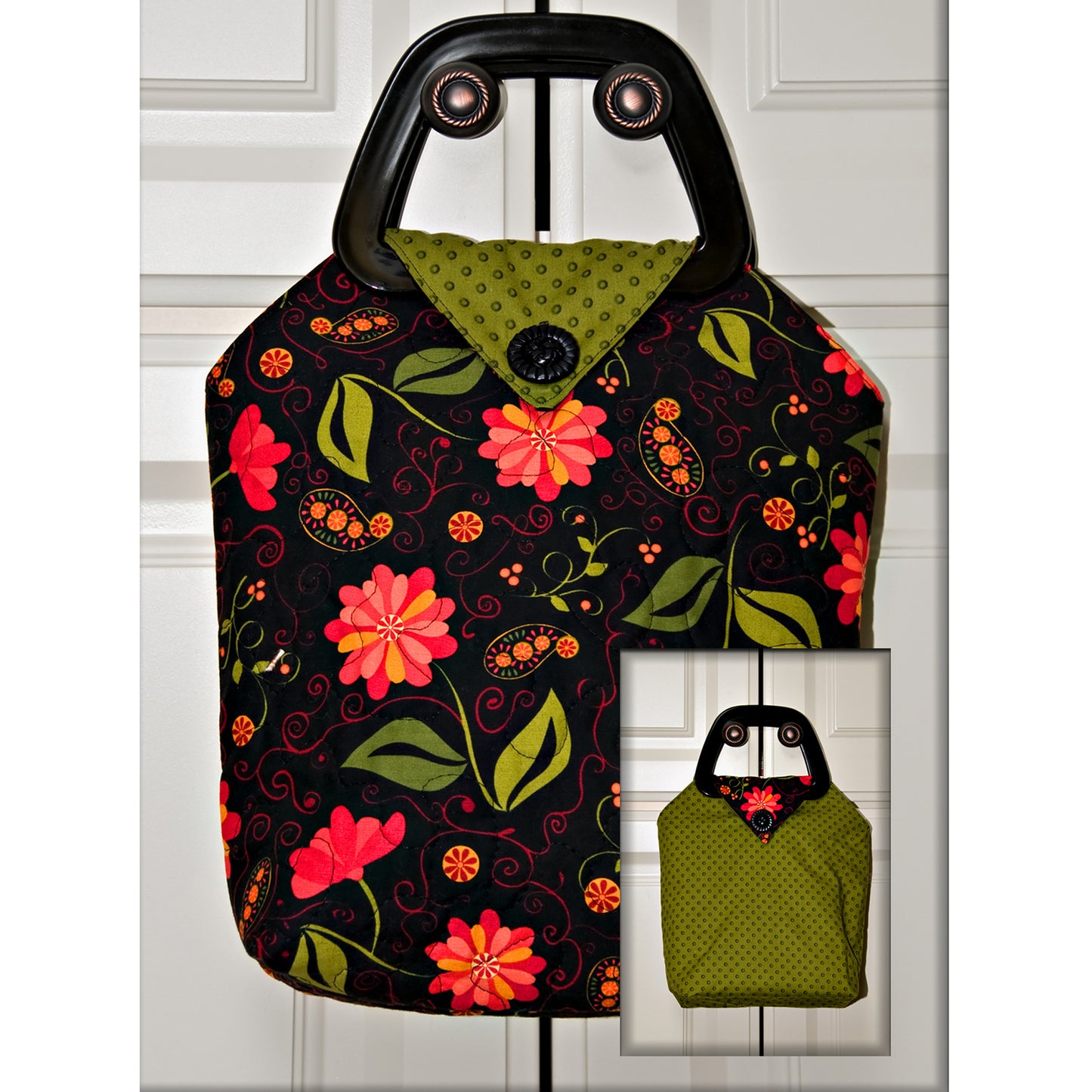 Button-Down Reversibles Bag BH-102e - Downloadable Pattern