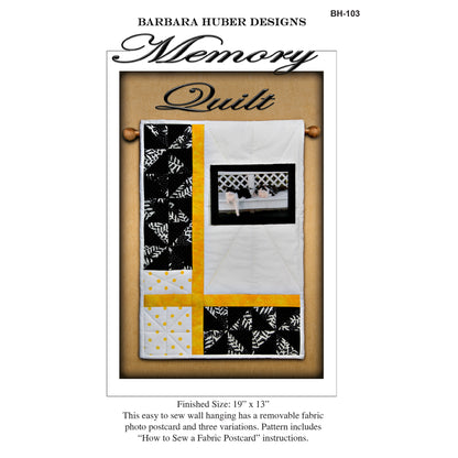Memory Quilt Pattern BH-103 - Paper Pattern