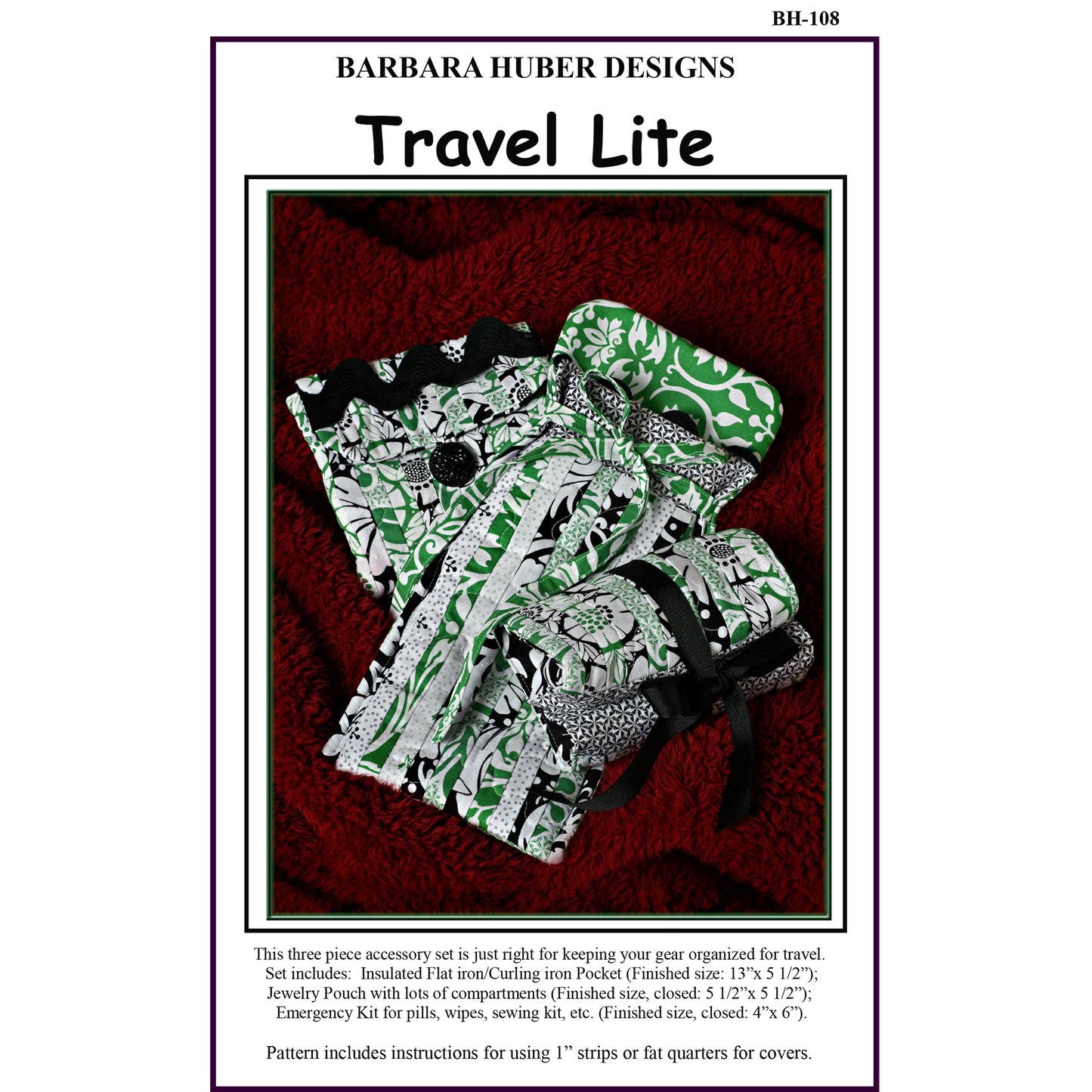 Travel Lite Pattern BH-108 - Paper Pattern