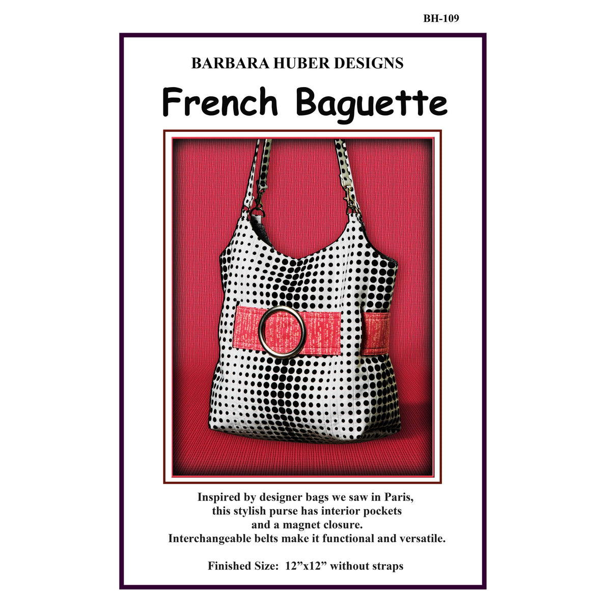 French Baguette Pattern BH-109 - Paper Pattern