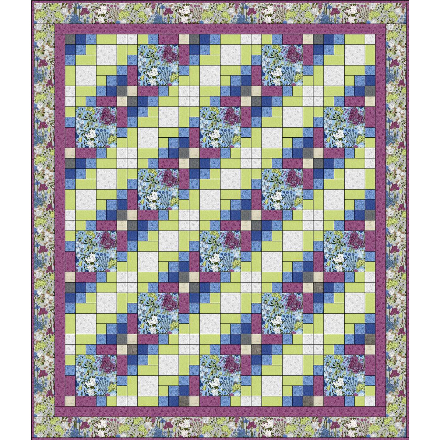 Garden of Eden Quilt Pattern BL2-112 - Paper Pattern