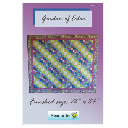 Cover image of pattern for Garden of Eden quilt.