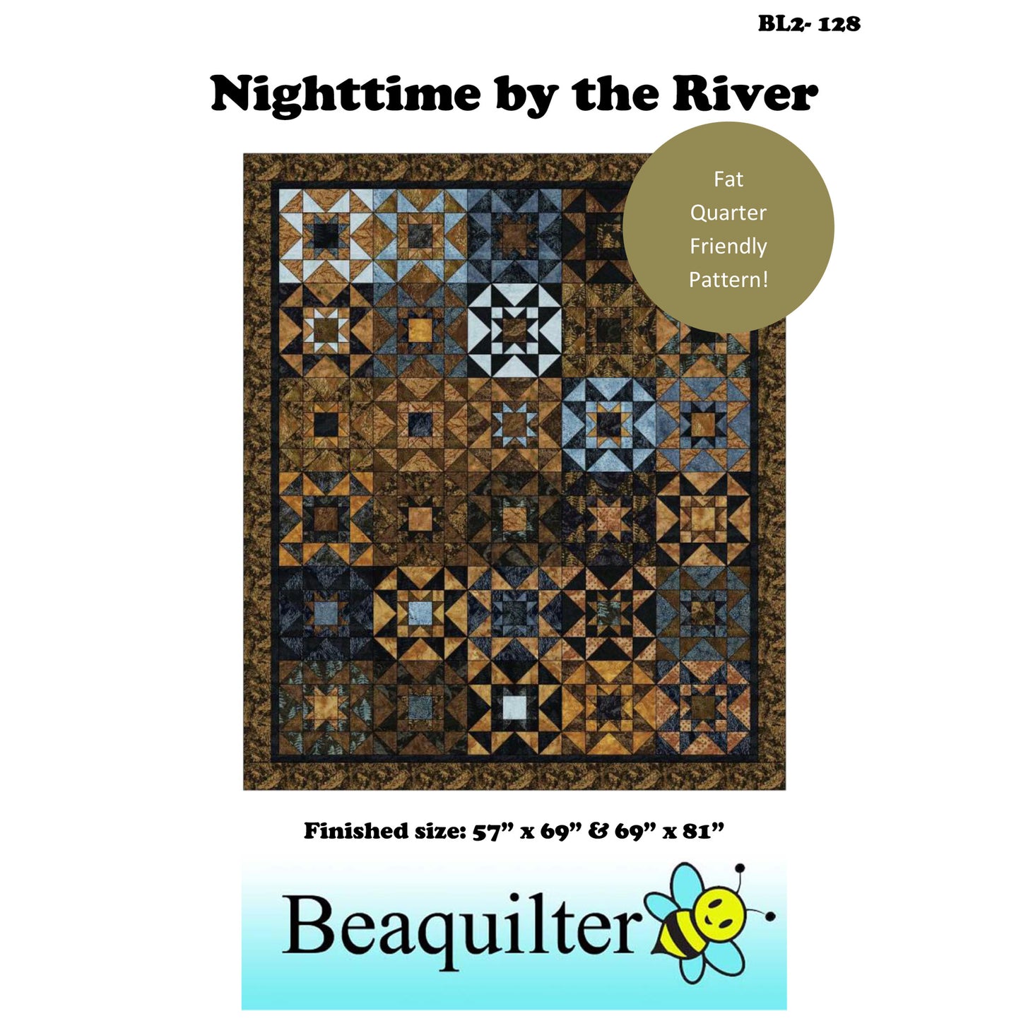 Nighttime by the River Quilt BL2-128e - Downloadable Pattern