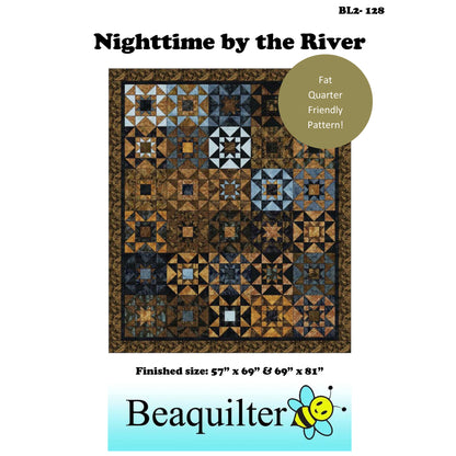 Nighttime by the River Quilt Pattern BL2-128 - Paper Pattern