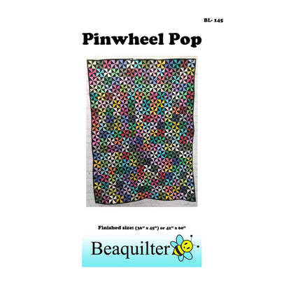 Pinwheel Pop Quilt Pattern BL2-145w  - Wholesale Product