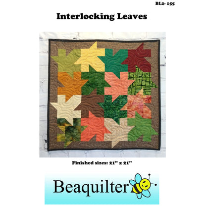 Interlocking Leaves Quilt BL2-155e - Downloadable Pattern