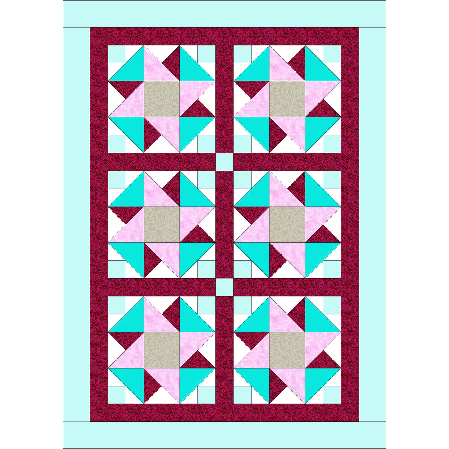 Meringues Quilt BL2-167e - Downloadable Pattern