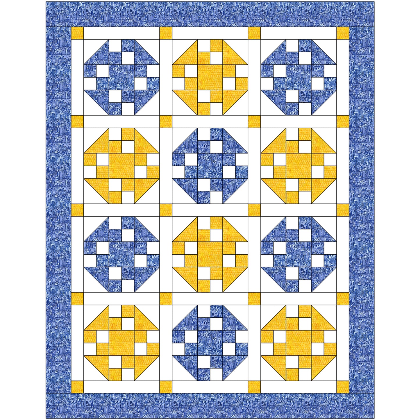 Tumbleweeds Quilt BL2-200e - Downloadable Pattern