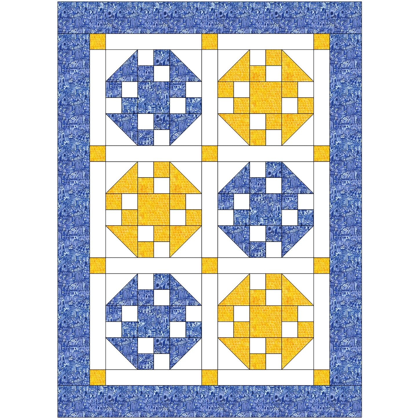 Tumbleweeds Quilt BL2-200e - Downloadable Pattern
