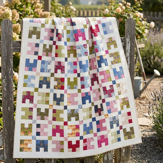 Scatterbrained Quilt BL2-202e - Downloadable Pattern