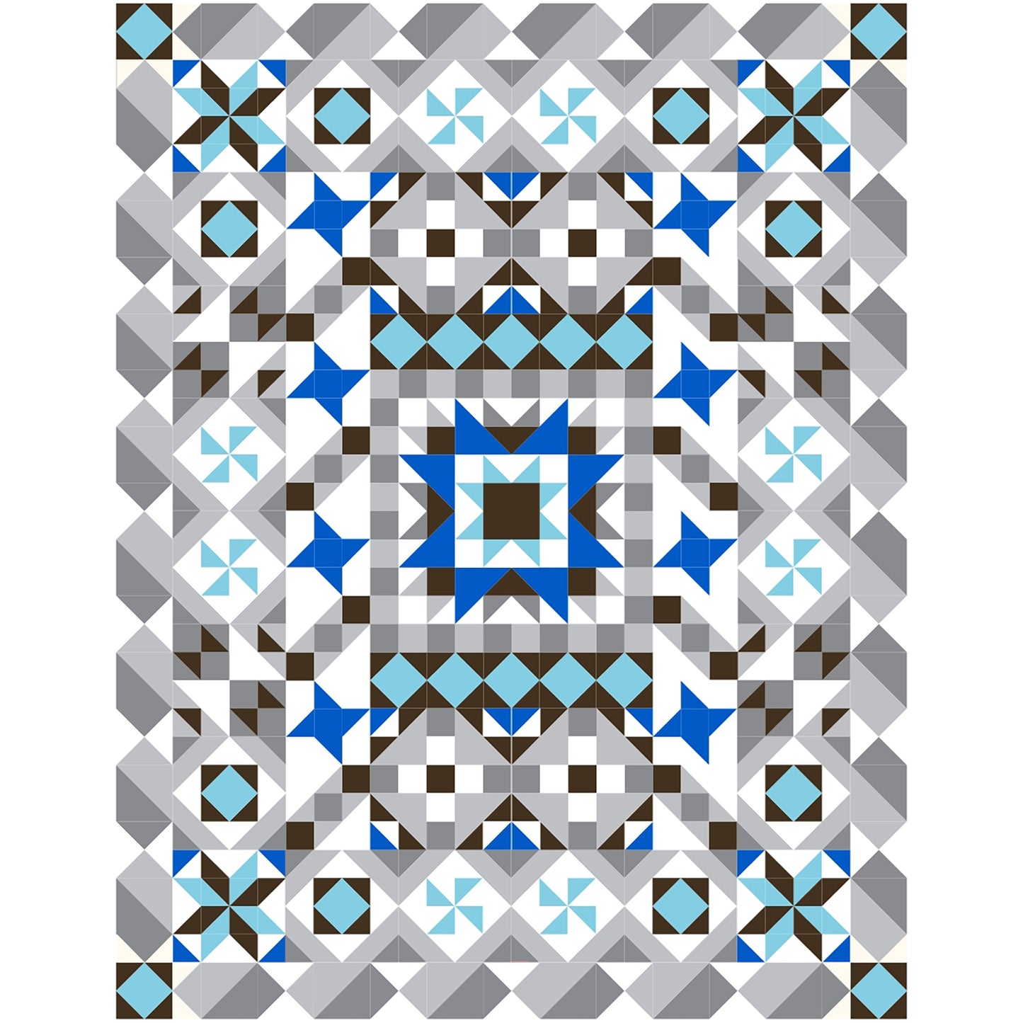 Rising Star Quilt BL2-204e - Downloadable Pattern