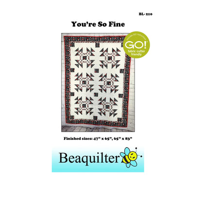 You're So Fine Quilt Pattern BL2-210 - Paper Pattern