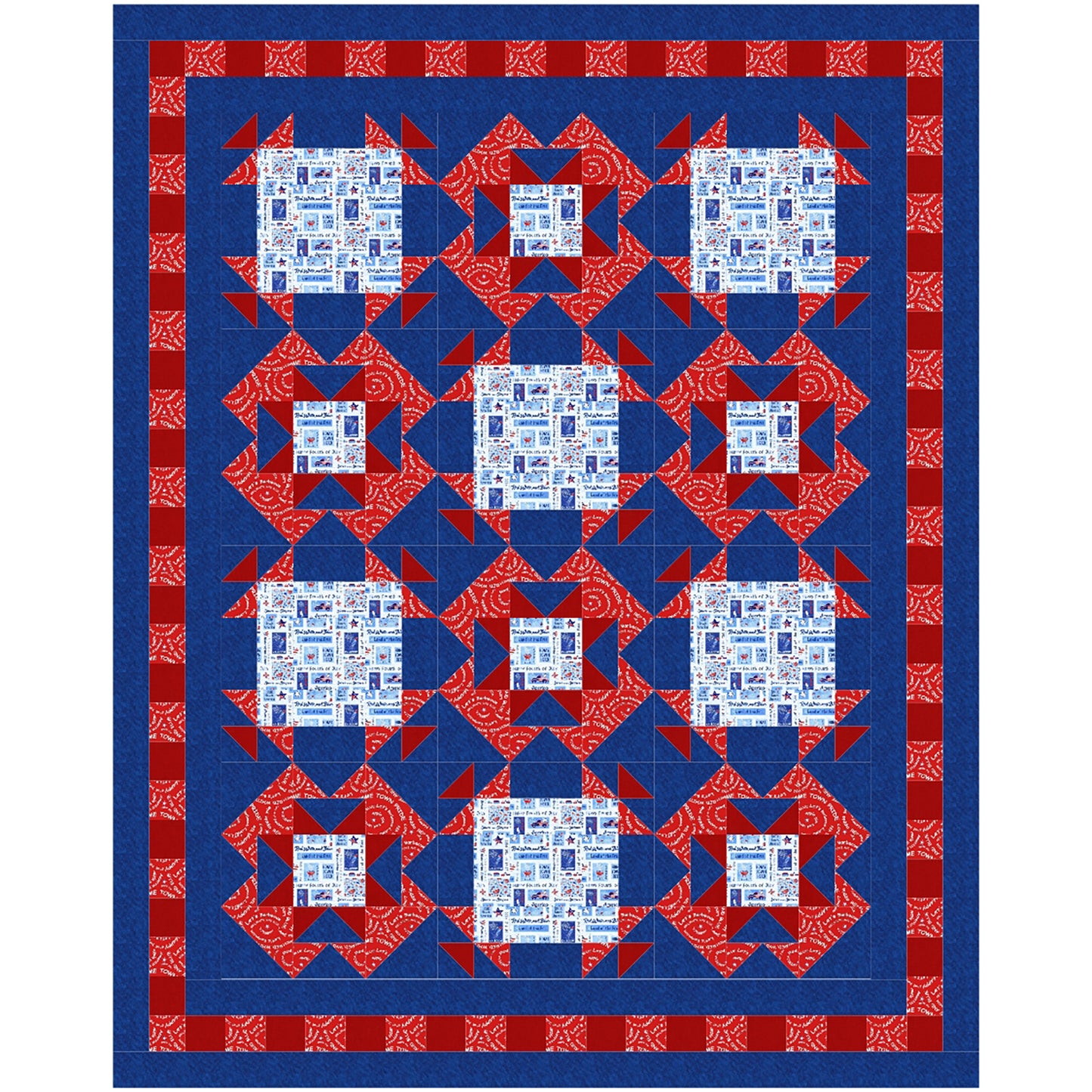 A Night On The Town Quilt BL2-214e - Downloadable Pattern