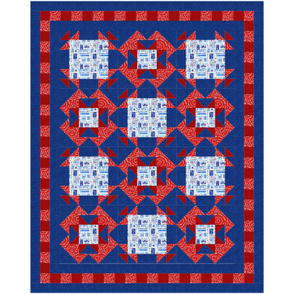 A Night On The Town Quilt BL2-214e - Downloadable Pattern
