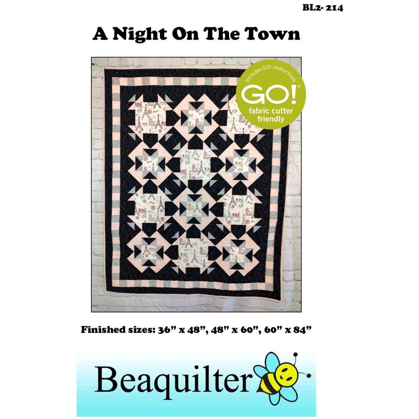A Night On The Town Quilt BL2-214e - Downloadable Pattern