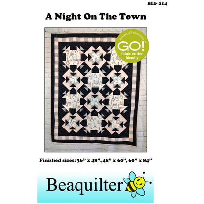 A Night On The Town Quilt BL2-214e - Downloadable Pattern