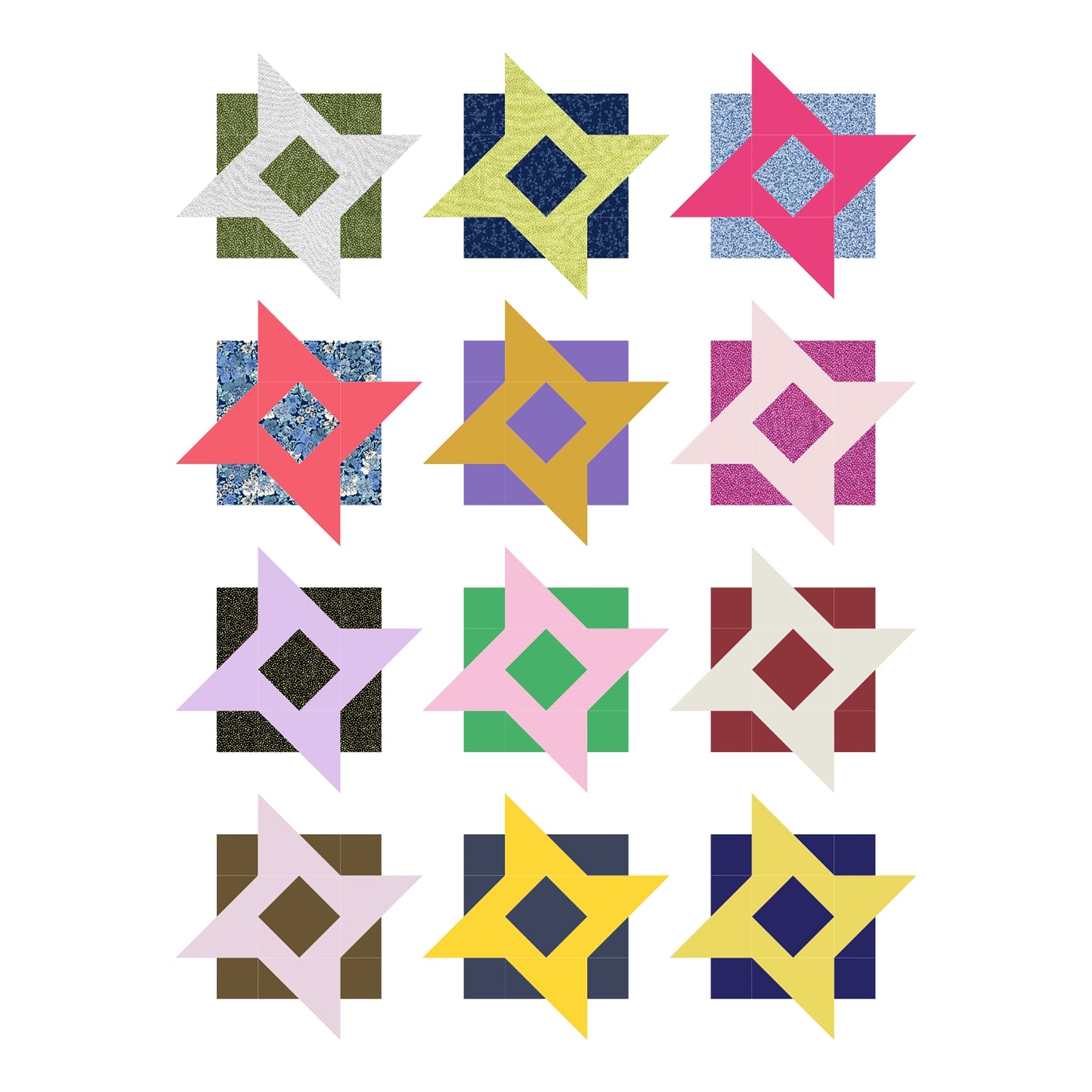 Fine China Quilt BL2-216e - Downloadable Pattern