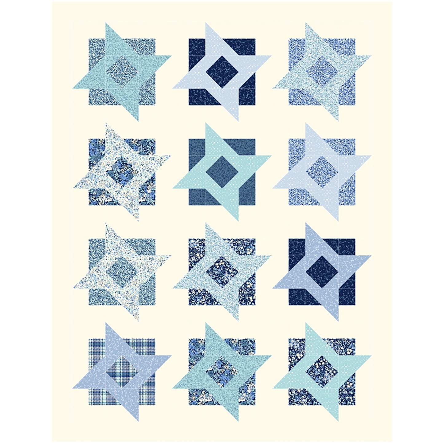 Fine China Quilt BL2-216e - Downloadable Pattern