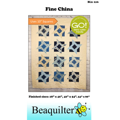 Fine China Quilt BL2-216e - Downloadable Pattern