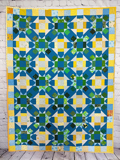 Coin Toss Quilt BL2-222e - Downloadable Pattern