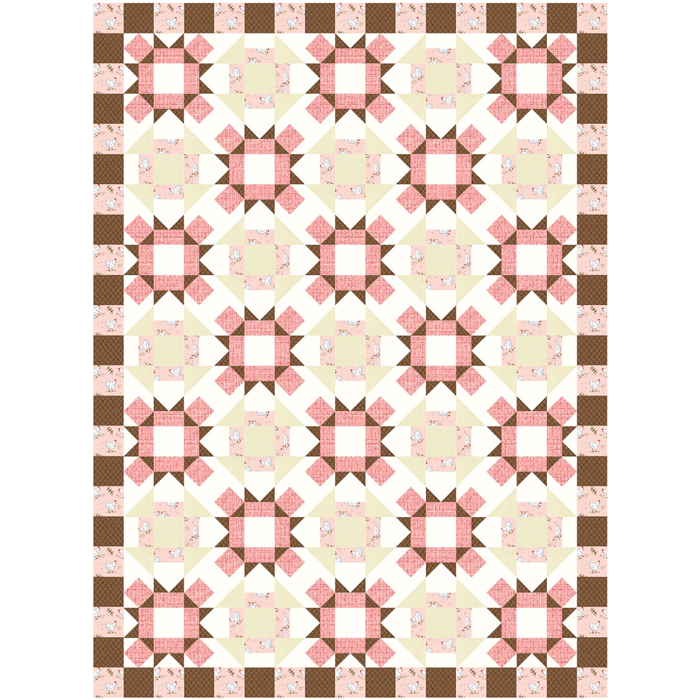 Coin Toss Quilt BL2-222e - Downloadable Pattern