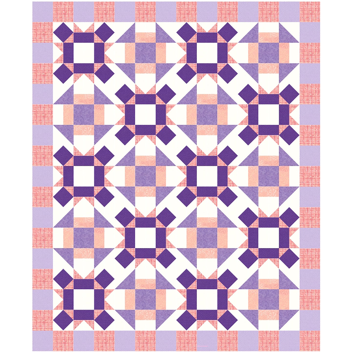 Coin Toss Quilt BL2-222e - Downloadable Pattern