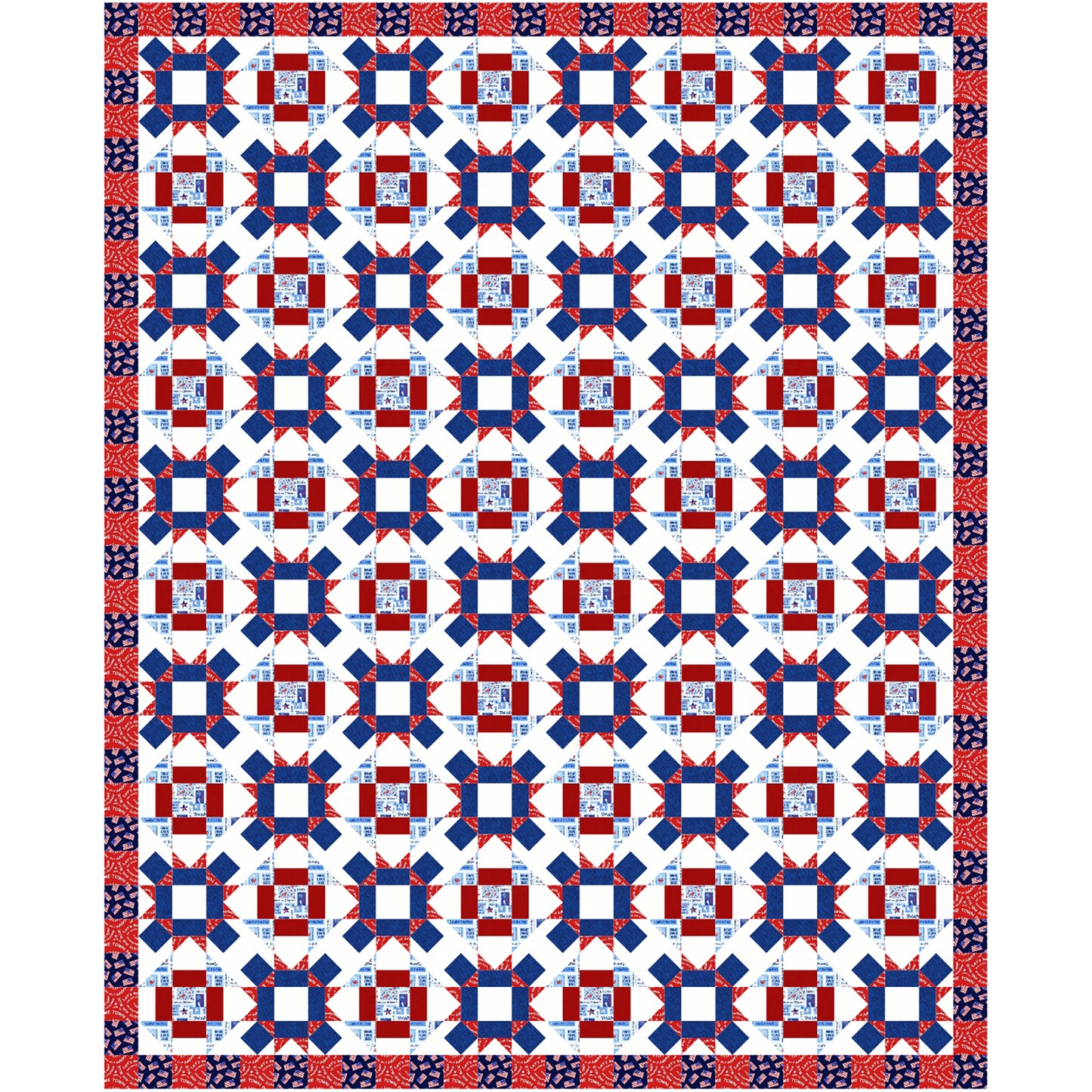 Coin Toss Quilt BL2-222e - Downloadable Pattern