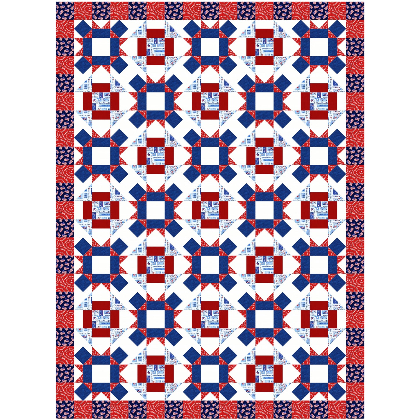 Coin Toss Quilt BL2-222e - Downloadable Pattern