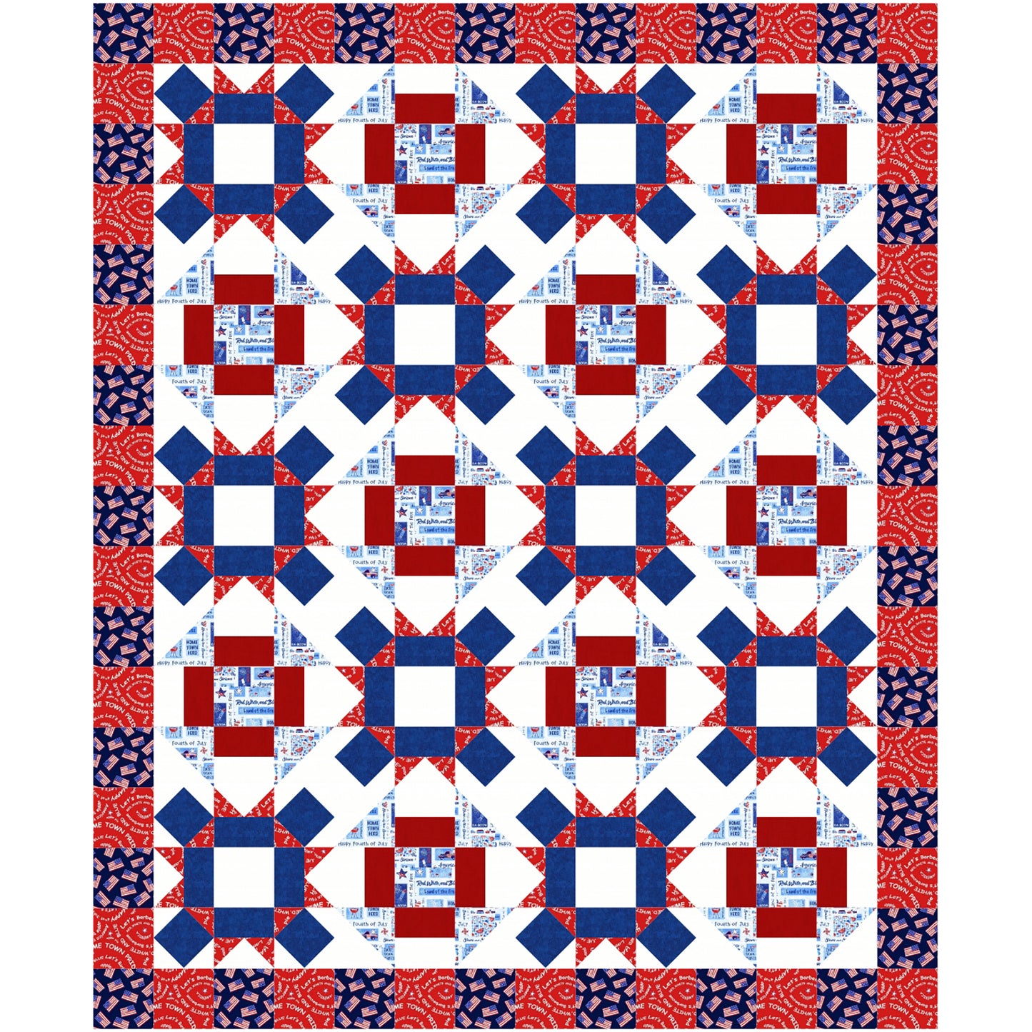Coin Toss Quilt BL2-222e - Downloadable Pattern