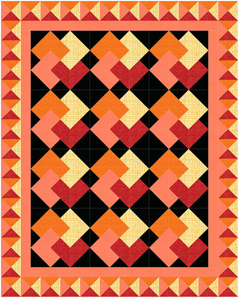 Shuffle Quilt Pattern BL2-229 - Paper Pattern