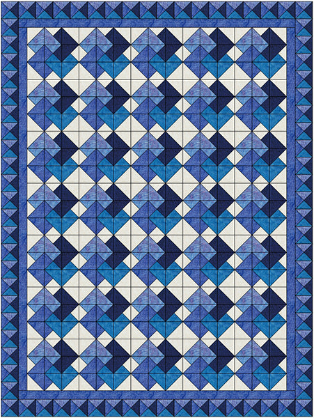 Shuffle Quilt Pattern BL2-229 - Paper Pattern