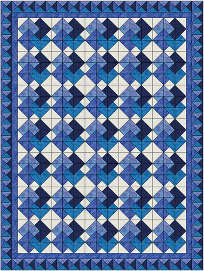 Shuffle Quilt Pattern BL2-229 - Paper Pattern