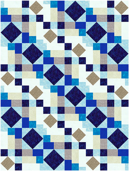 Stained Glass Quilt BL2-233e - Downloadable Pattern