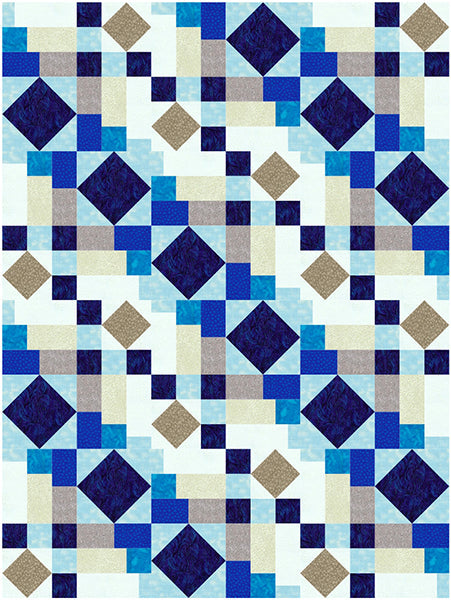 Stained Glass Quilt Pattern BL2-233 - Paper Pattern