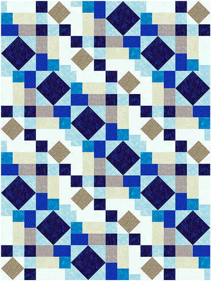 Stained Glass Quilt Pattern BL2-233 - Paper Pattern