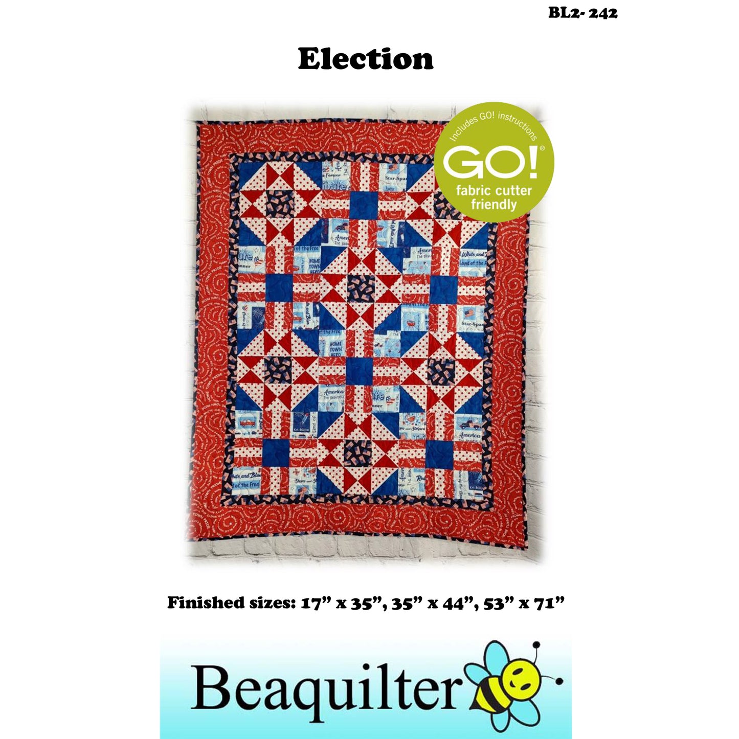 Election Quilt BL2-242e - Downloadable Pattern