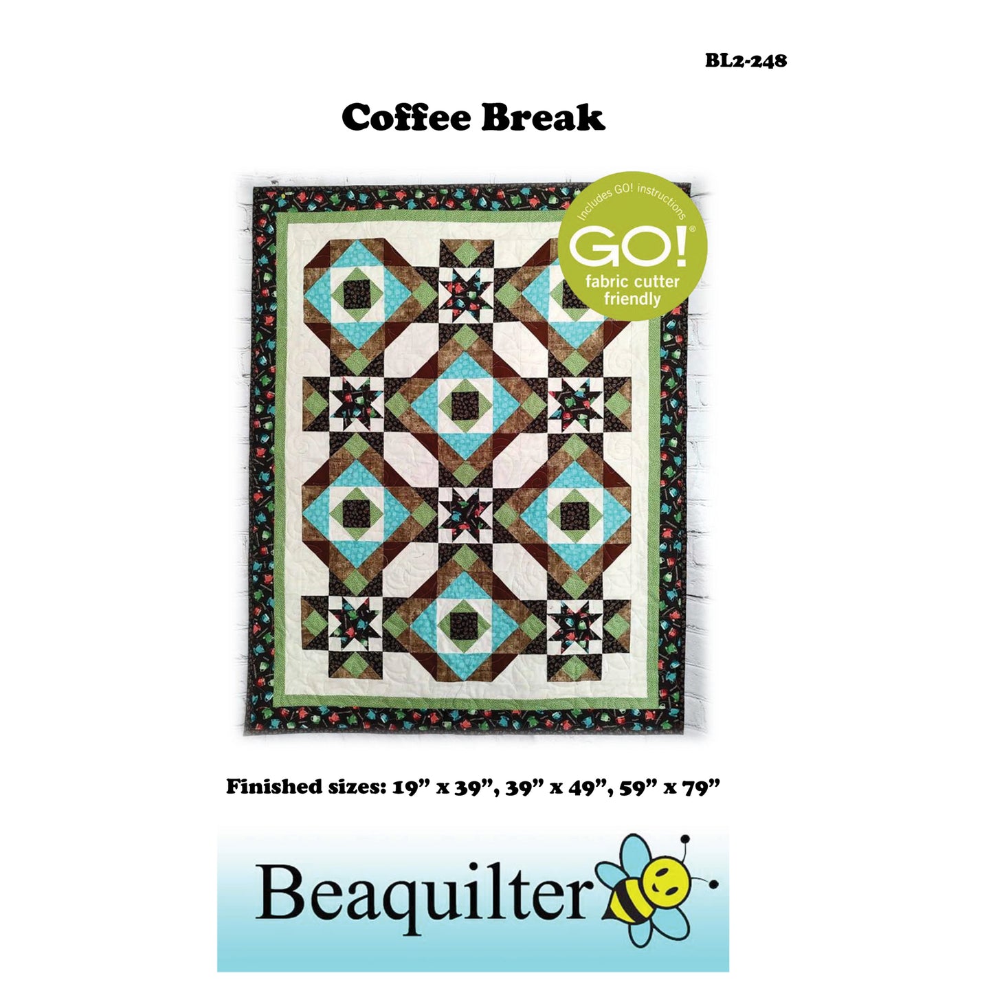 Coffee Break Quilt BL2-248e - Downloadable Pattern