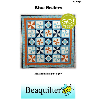 Blue Heelers Quilt BL2-252e - Downloadable Pattern