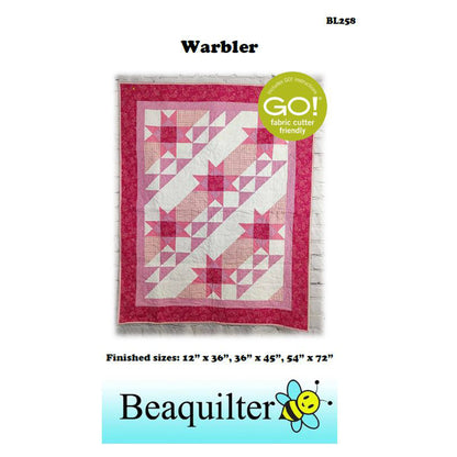 Cover image of pattern for Warbler quilt.
