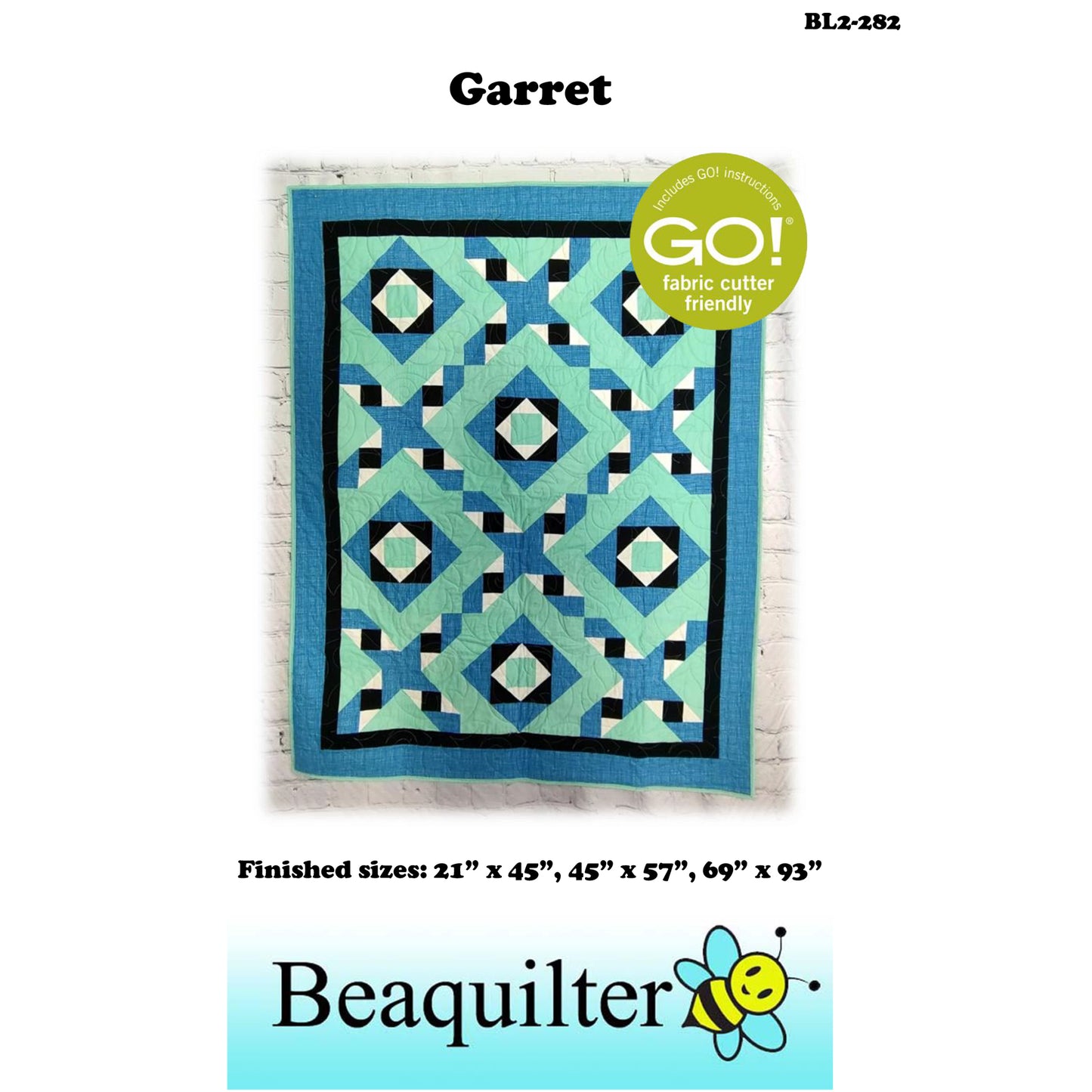 Cover image of pattern for Garret Quilt.
