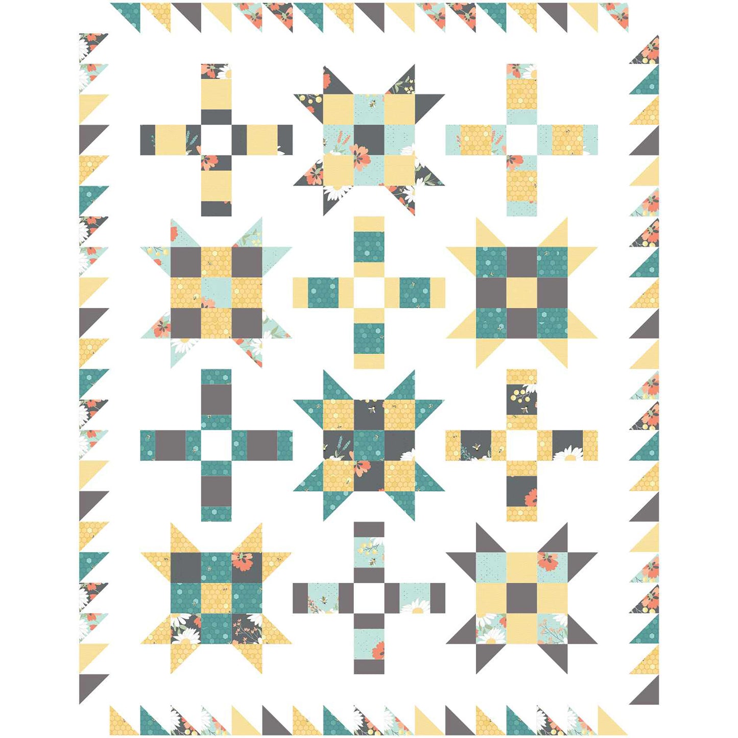 Off Kilter Quilt BL2-285e - Downloadable Pattern