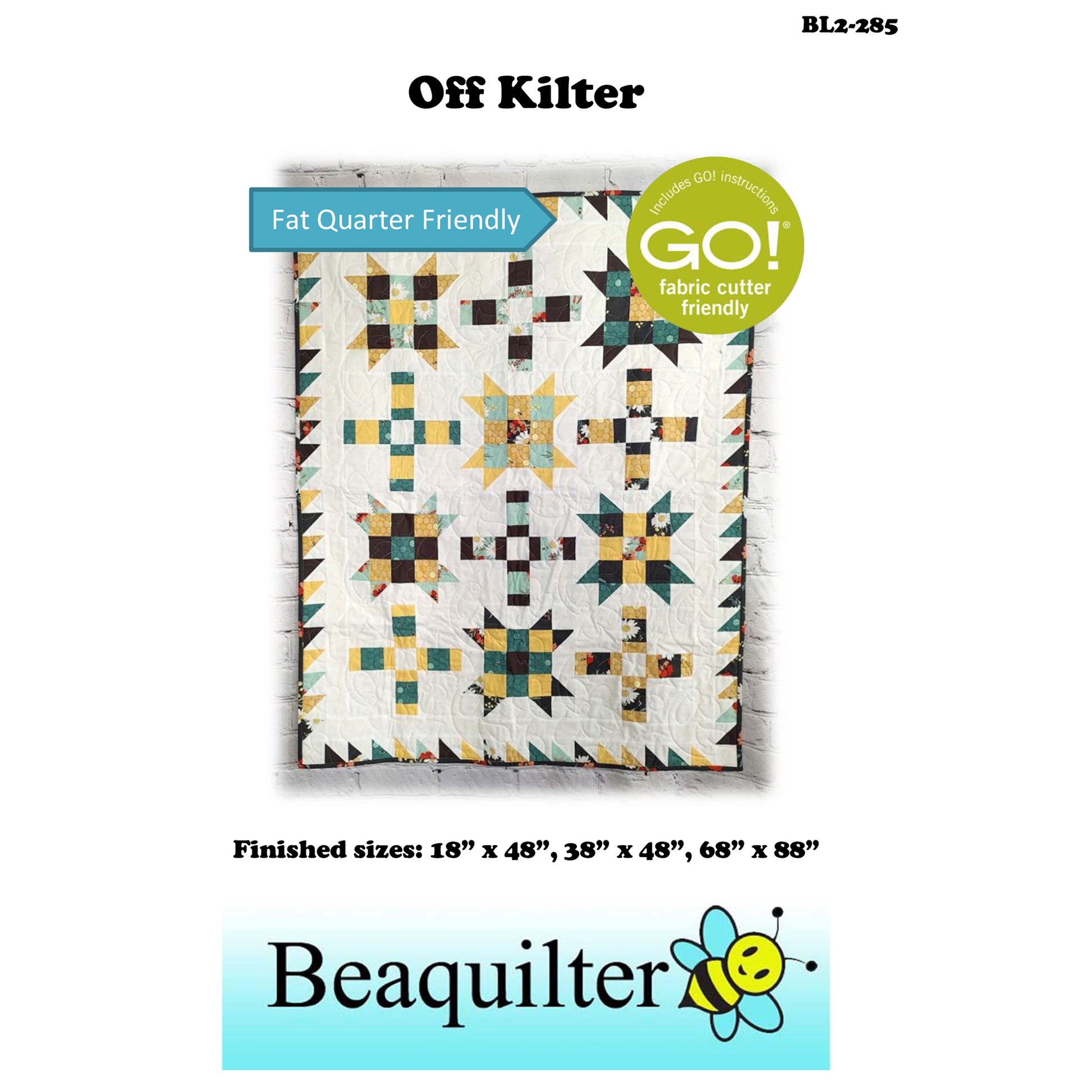 Cover image of pattern for Off Kilter Quilt.