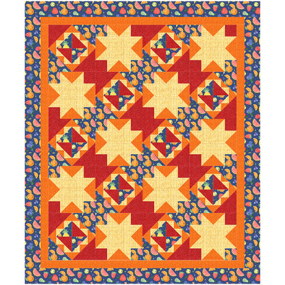 Pumpkin Vines Quilt BL2-231e - Downloadable Pattern