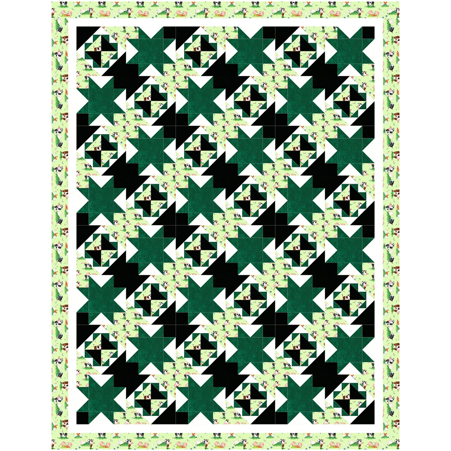 Pumpkin Vines Quilt BL2-231e - Downloadable Pattern