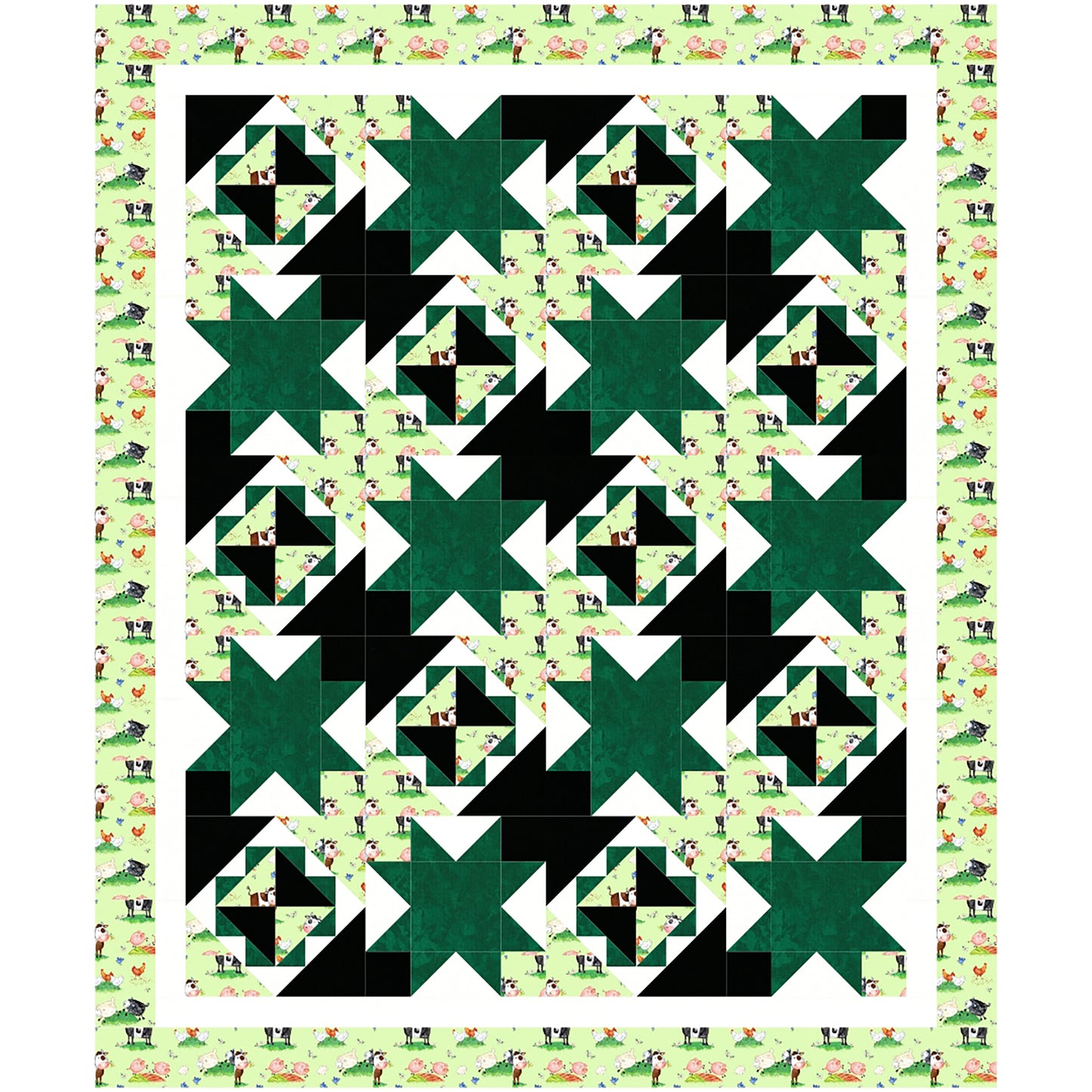 Pumpkin Vines Quilt BL2-231e - Downloadable Pattern